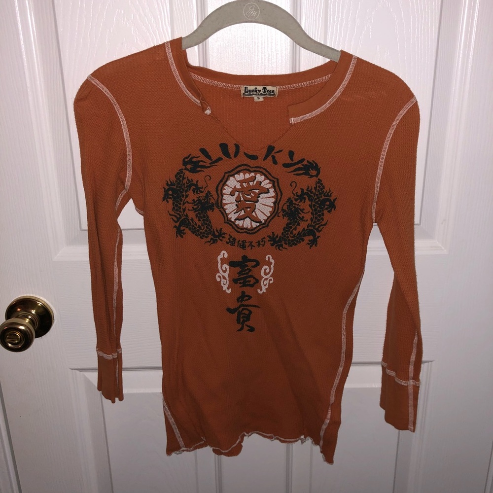 Lucky brand t shirt long sleeve